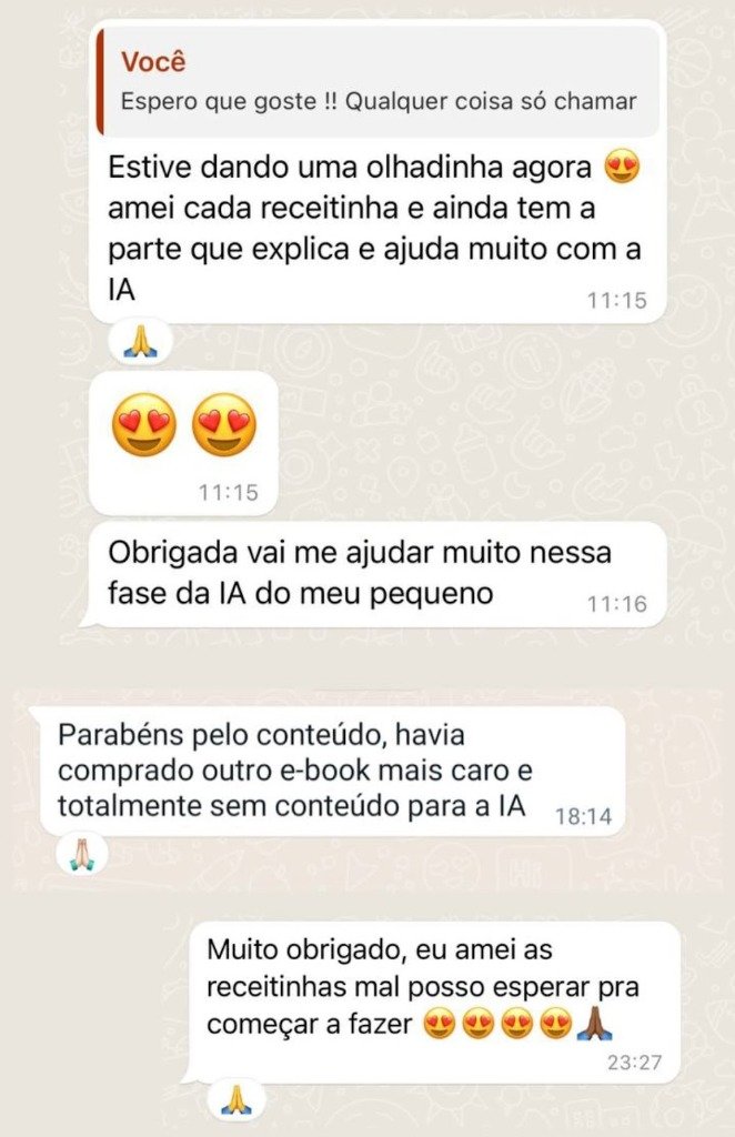Feedback de mamãe 1